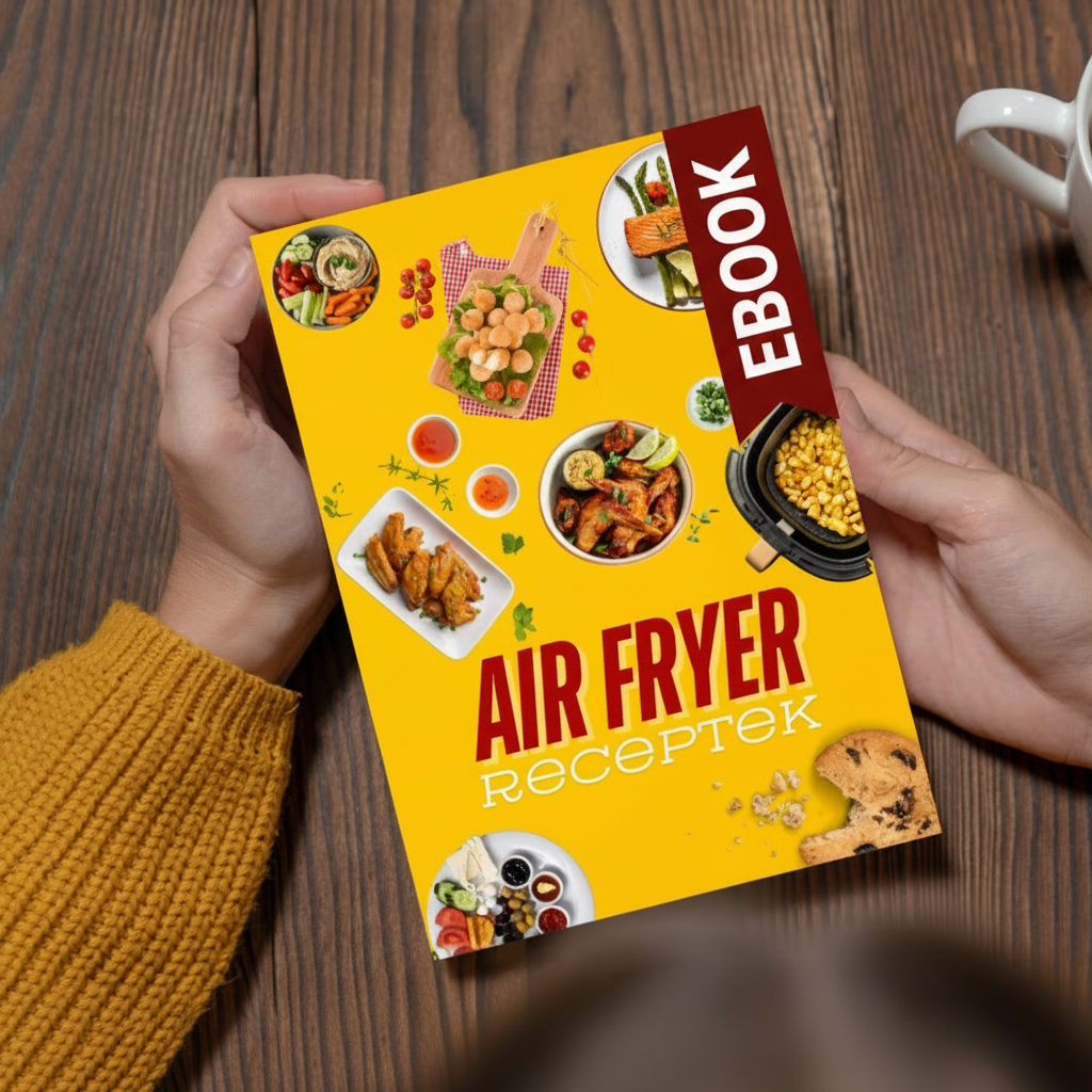 Air Fryer Receptkönyv EBOOK Duopakk - Diétás Air Fryer Receptek és Air Fryer Receptek E-könyv