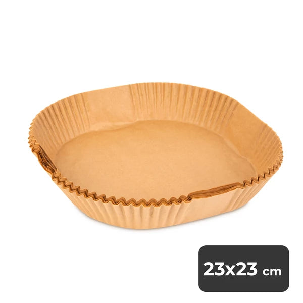 Air fryer sütőpapír, 50 db, négyzet alakú, 23x23 cm