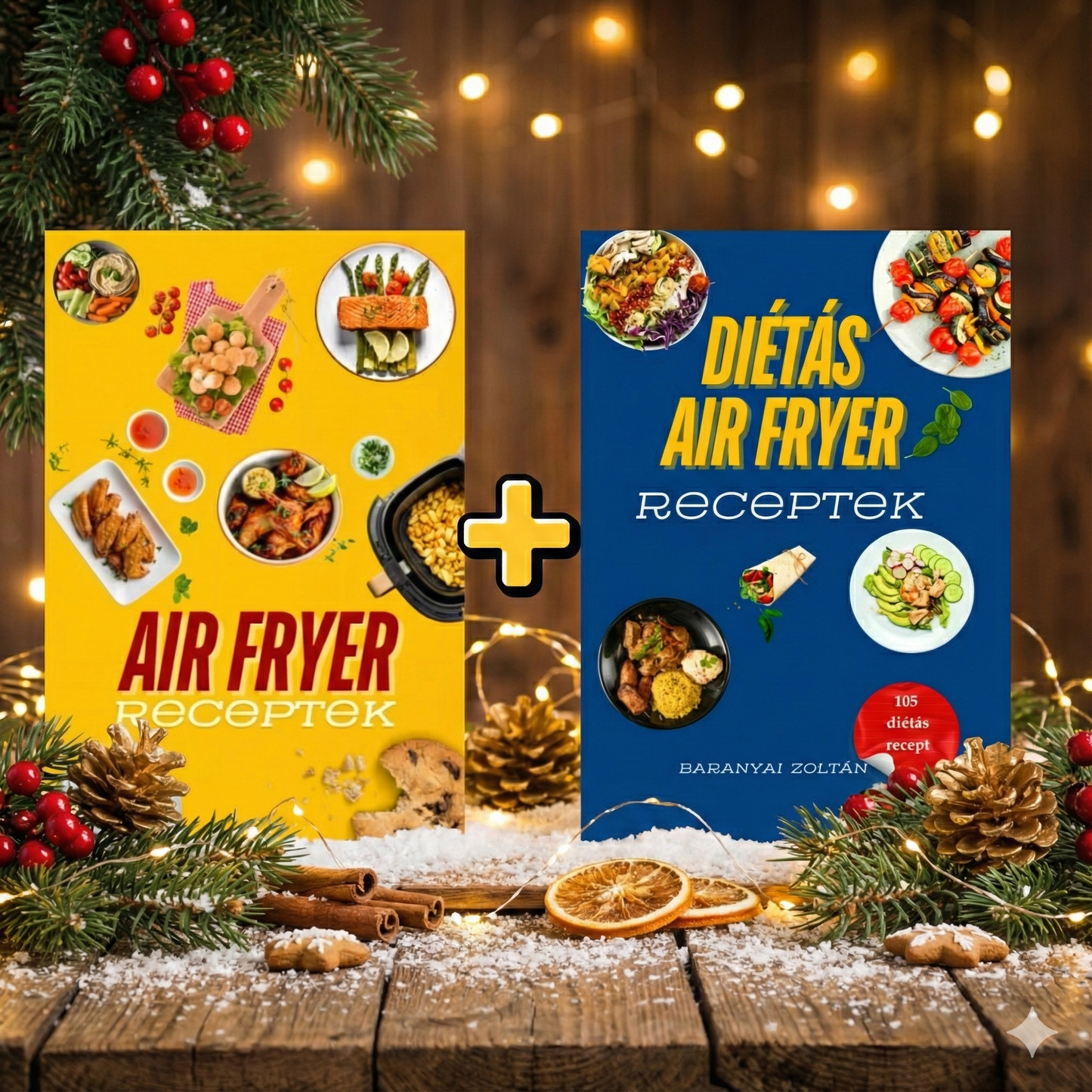 Air Fryer Receptkönyv Duopakk - Diétás Air Fryer Receptek és Air Fryer Receptek könyv
