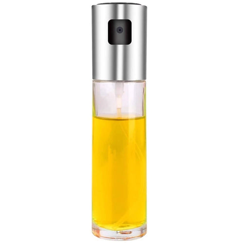 Olajspray üveg, rozsdamentes acél fejjel, 100 ml